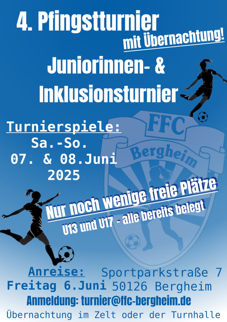 Pfingstturnier des FFC Bergheim – Sei dabei!