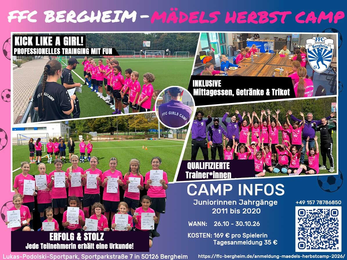 FFC Bergheim – Mädels Herbst Camp 2026